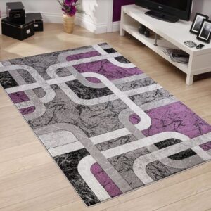area rug (Purple) 3267